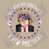 All I Want For Christmas Is A New President, Trump Xmas Day Gift Sun Shade Cap | Artistshot