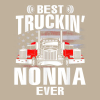 Best Truckin' Nonna Ever Usa Flag Father's Day T Shirt Sun Shade Cap | Artistshot