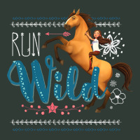 Kids Dreamworks Spirit Riding Free   Run Wild Kids T Shirt Mesh Back Trucker Hat | Artistshot