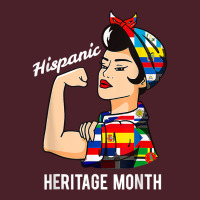 National Hispanic Heritage Month Woman Latin Culture Flags T Shirt Mesh Back Trucker Hat | Artistshot