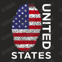 Usa America Flag Home United States Ladies Fitted T-shirt | Artistshot