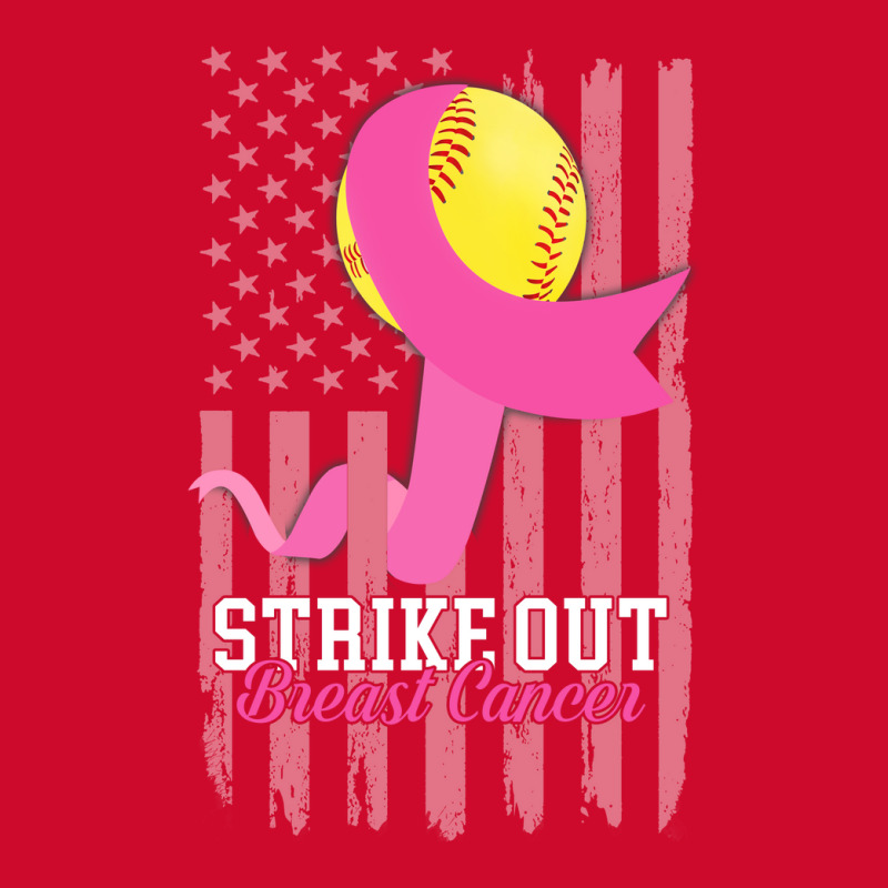 Breast Cancer Softball Strike Out Flag Cancer Survivor Awareness Retro Trucker Cap by circularflap | Artistshot