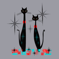 Retro Atomic Era Mid Century Modern Cat Pair W Stars Design Premium T Retro Trucker Cap | Artistshot