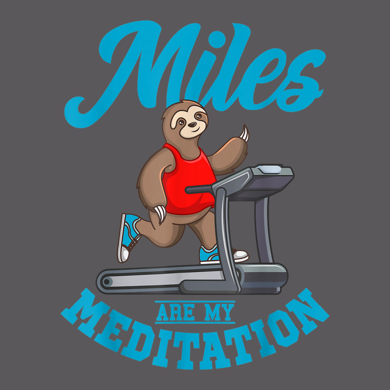 Sloth On Treadmill Miles Are My Meditation Treadmill Gym Seamless Cap by ThienThuong | Artistshot