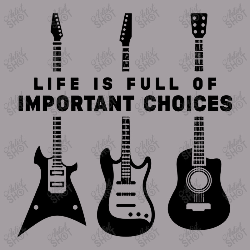 Life Is Full Of Important Choices Guitar Seamless Cap by GegerGeden | Artistshot