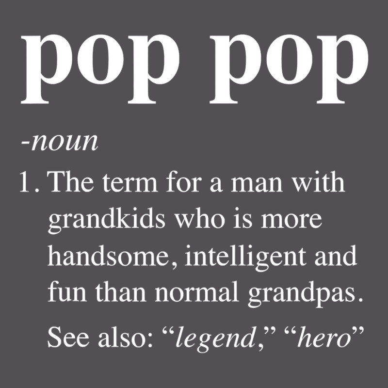 Mens Pop Pop Definition Funny Poppop Dictionary For Men Grandpa T Shir Yupoong Trucker Cap | Artistshot