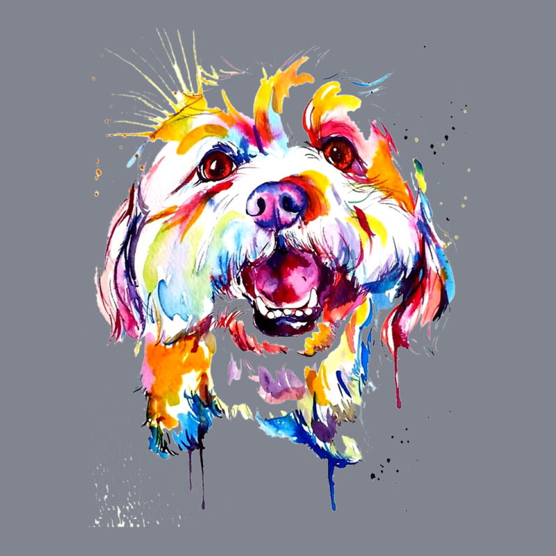 Dog Abstract Painting Yupoong Trucker Cap by rolanmarolan | Artistshot