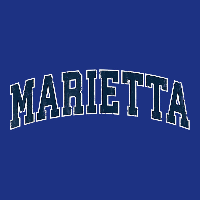 Marietta Georgia Ga Vintage Sports Design Navy Design T Shirt Foam Trucker Hat | Artistshot