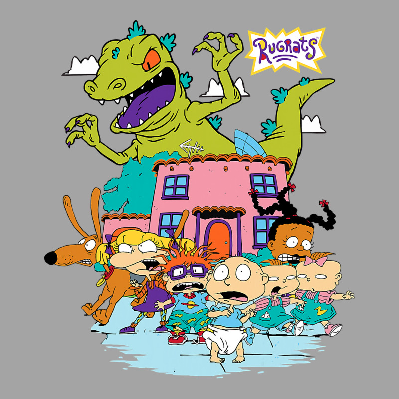 Rugrats Running Away From Reptar Foam Trucker Hat by cm-arts | Artistshot