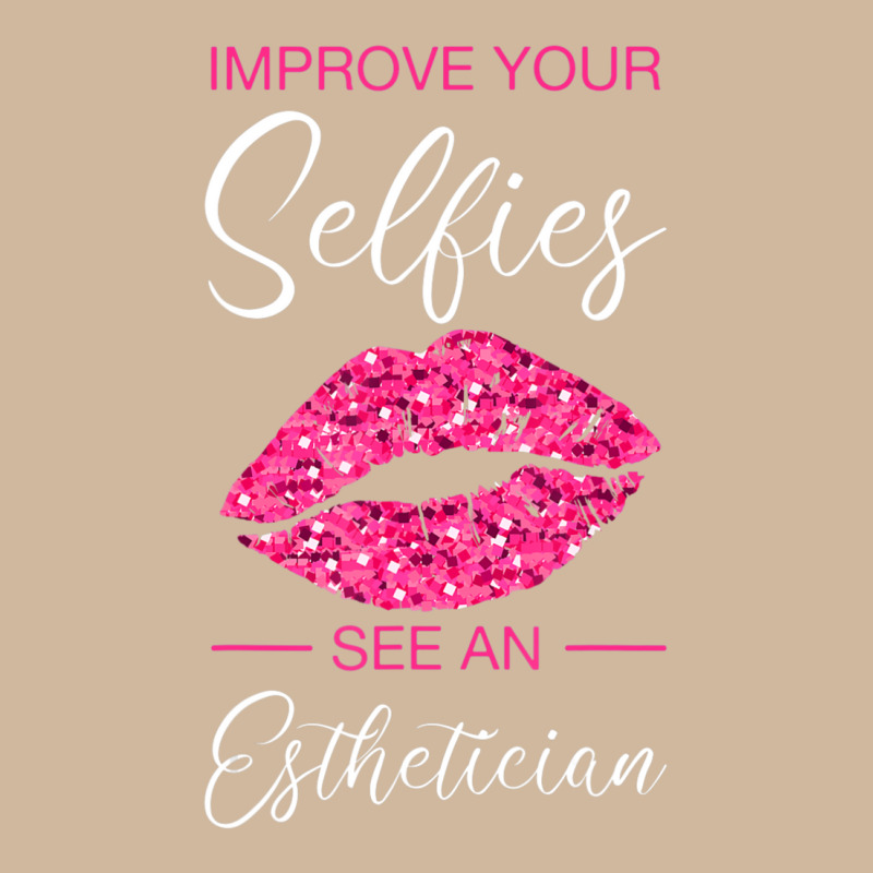 Esthetician Selfies Lips Cosmetology Beautician Esthetic Adjustable Baseball Cap | Artistshot