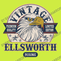 Retro Bald Eagle Ellsworth Maine Vintage Limited Edition Adjustable Baseball Cap | Artistshot