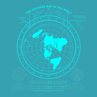 Gleason's New Standard Map Of The World, Flat Earth Dyed Cap | Artistshot