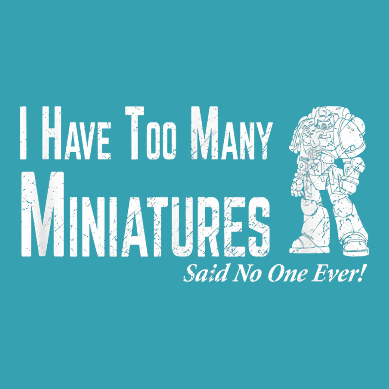 Wargaming Too Many Miniature Funny Wargamer Gift T Shirt Dyed Cap by cm-arts | Artistshot