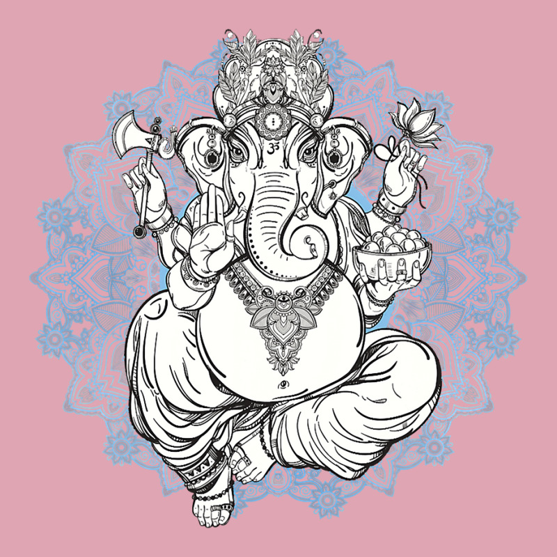 Hindu Elephant God Ganesha Tshirt  Oriental India Henna Tee Dyed Cap | Artistshot