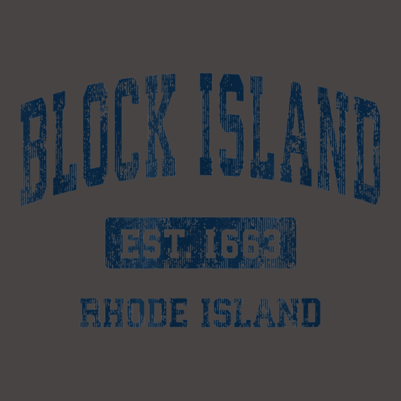 Block Island Rhode Island Ri Vintage Athletic Sports Design Dyed Cap by Deluxe | Artistshot