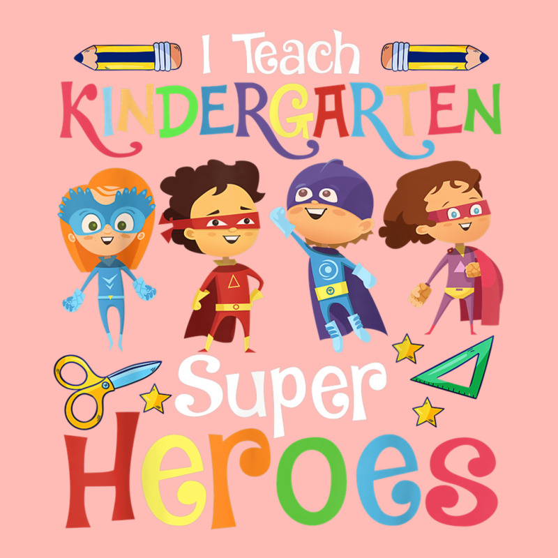 I Teach Kindergarten Superheroes Wellcome Back To School Urban Heavy T-shirt | Artistshot