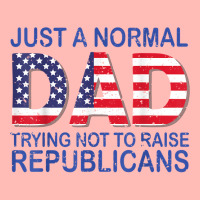 Just A Regular Dad Trying Not To Raise Republicans T Shirt Urban Heavy T-shirt | Artistshot