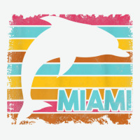 Miami Resident Vintage Dolphin Silhouette Souvenir Gift Urban Heavy T-shirt | Artistshot