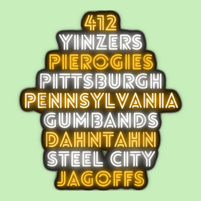 Pittsburgh 412 Jagoffs Yinzers Steel City Funny Retro Urban Heavy T-shirt | Artistshot