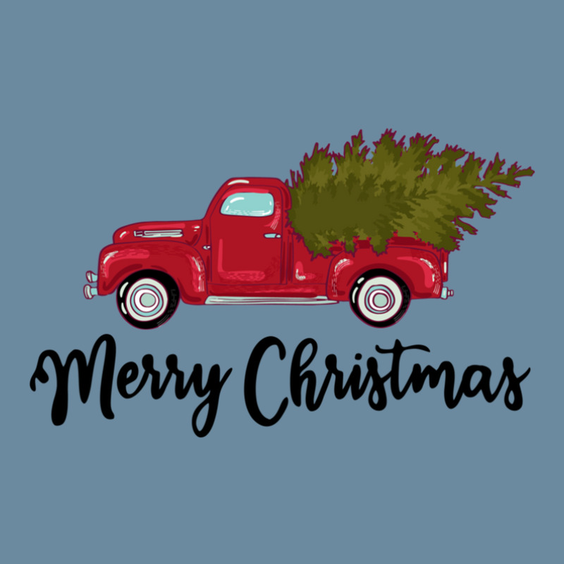 Merry Christmas - Chrismas Vintage Red Truck With A Tree Wagon Urban Heavy T-shirt by CarmenMyrick | Artistshot