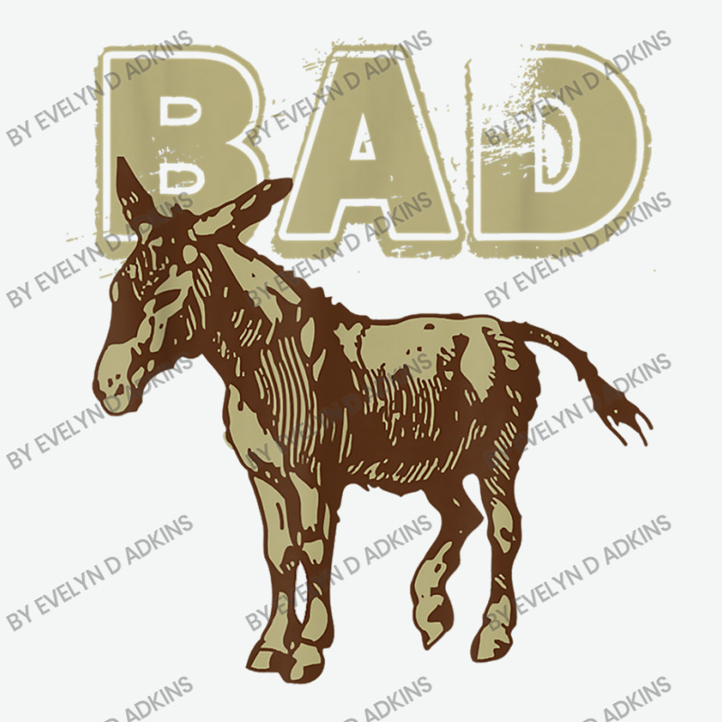 Bad Ass Funny Donkey Funny Urban Heavy T-shirt by Evelyn D Adkins | Artistshot