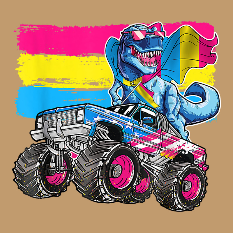 Pansexual Flag Dinosaur Monster Truck Gay Lgbt Pride T Shirt Urban Pullover Hoodie | Artistshot