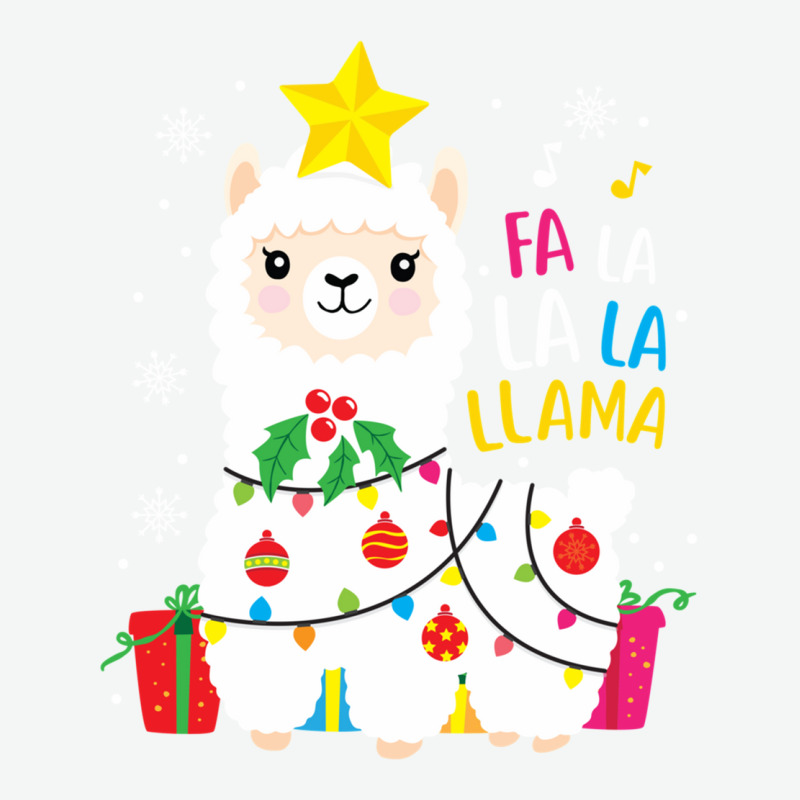 Funny Llama Fa La La Christmas Ornament Decors Urban Pullover Hoodie | Artistshot