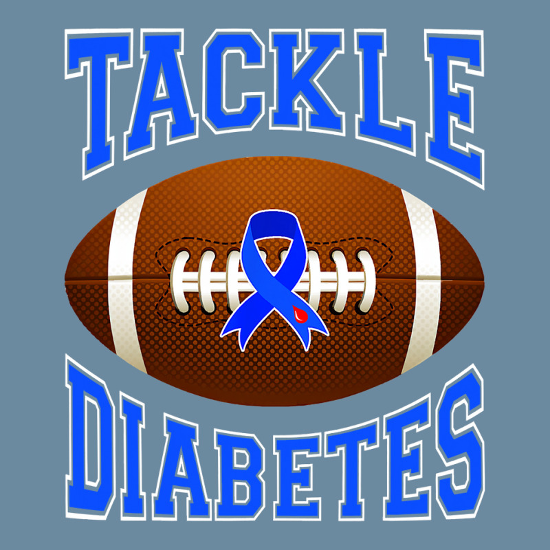 Football Tackle Diabetes Awareness Blue Ribbon Urban Pullover Hoodie by cm-arts | Artistshot