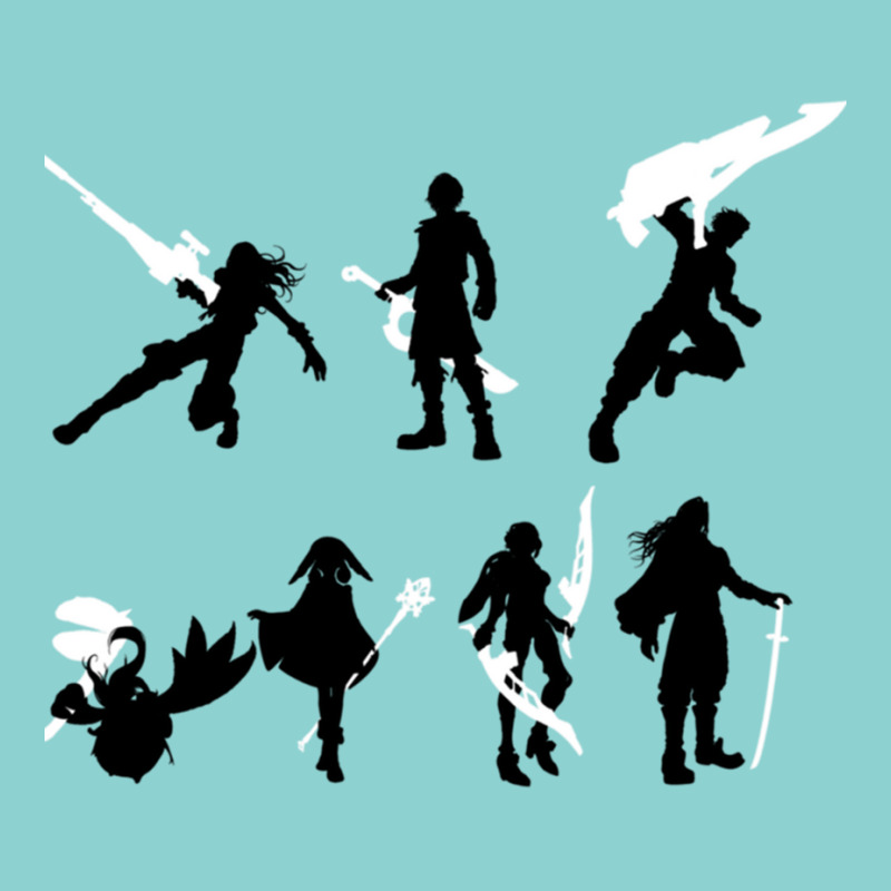 Xenoblade Party Silhouette (ver. 2) Leatherette Tumbler | Artistshot