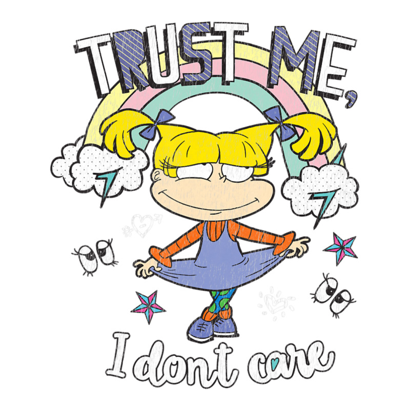 Rugrats Angelica Trust Me Don't Care Rainbow Bomber Jacket by cm-arts | Artistshot