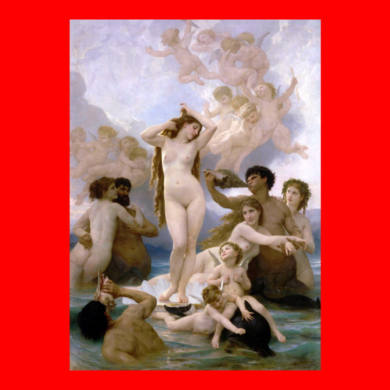 The Birth Of Venus William Bouguereau Bomber Jacket | Artistshot