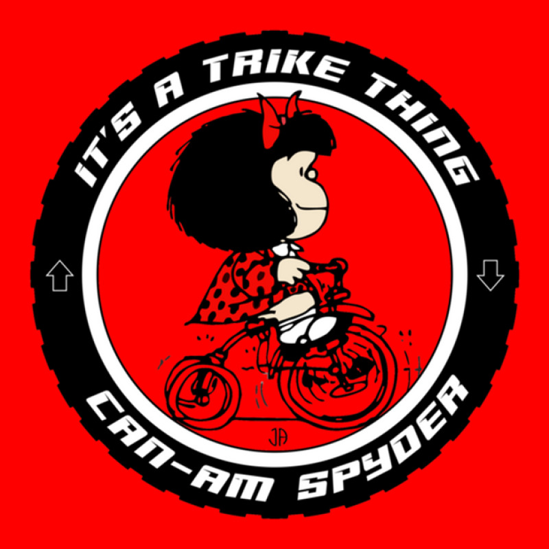 Mafalda On Trike Can Am Spyder For Fan Bomber Jacket by RachelleWolf | Artistshot