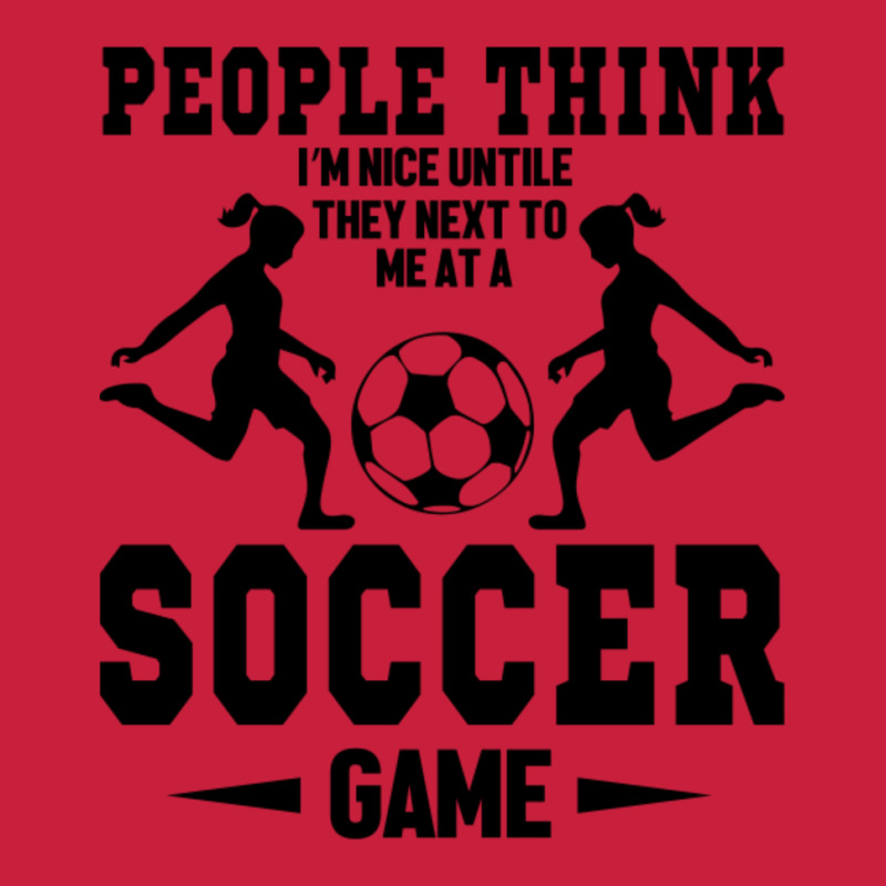 People Think I'm Nice Untile They Next To Me At A Soccer Game Beanie by Kuwannin528 | Artistshot