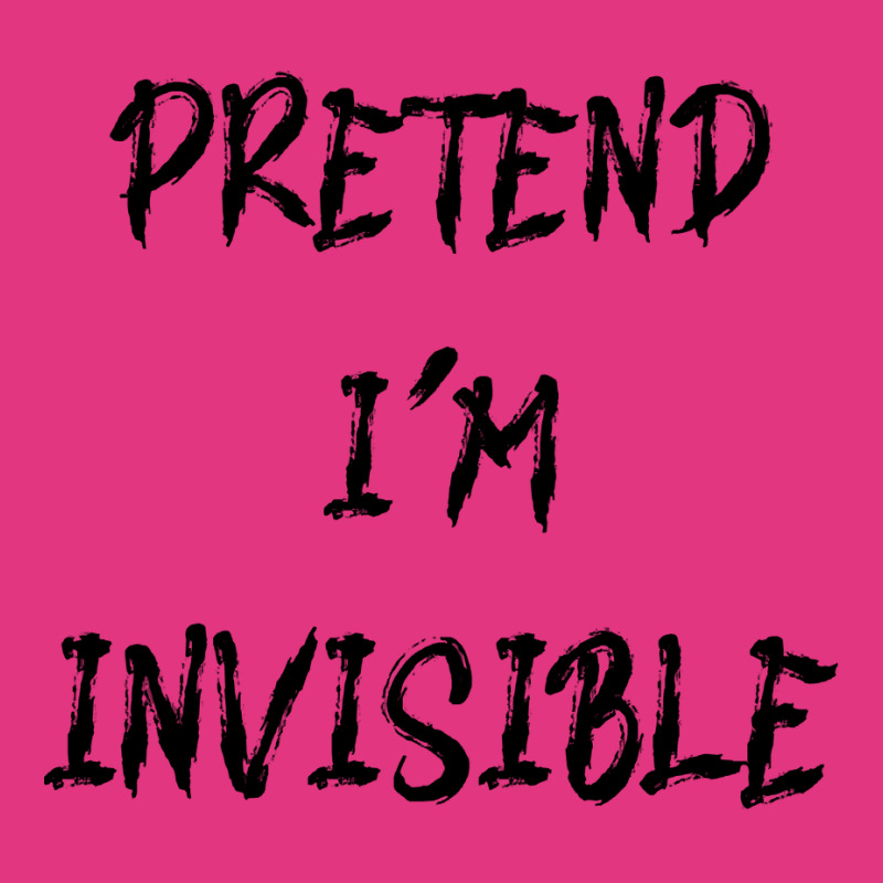 Pretend Im Invisible T  Shirt Pretend I'm Invisible T  Shirt Beanie by cm-arts | Artistshot