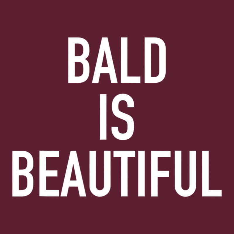 Bald Is Beautiful Sarcastic Hair Loss Quote Beanie | Artistshot