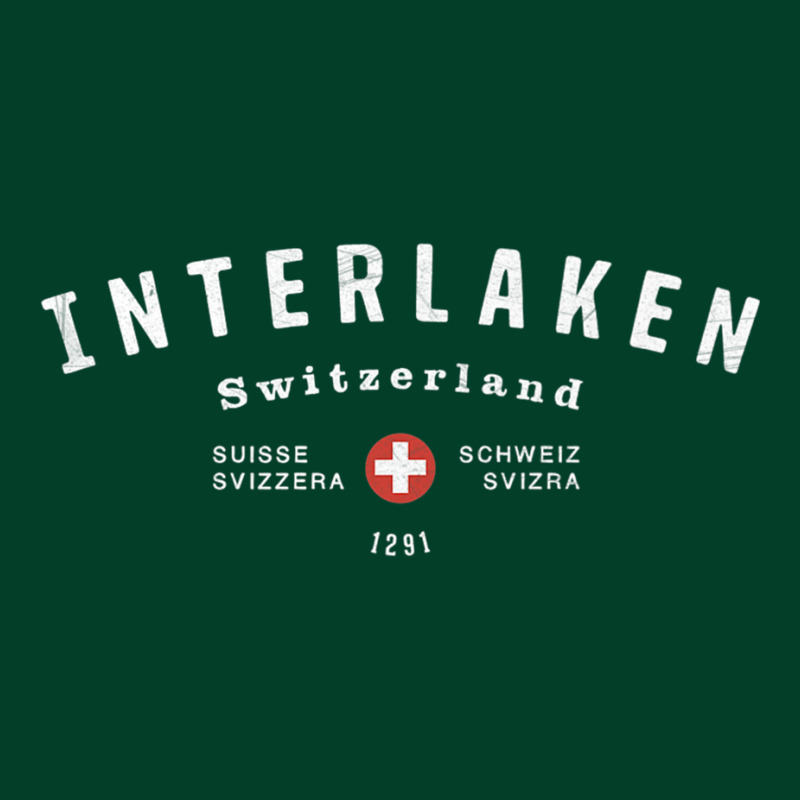 Interlaken Switzerland Vintage Retro Sports Style College Premium T Sh Beanie by cm-arts | Artistshot