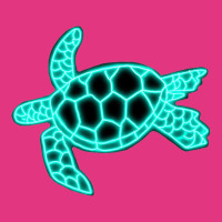 Neon Sea Turtle Beanie | Artistshot