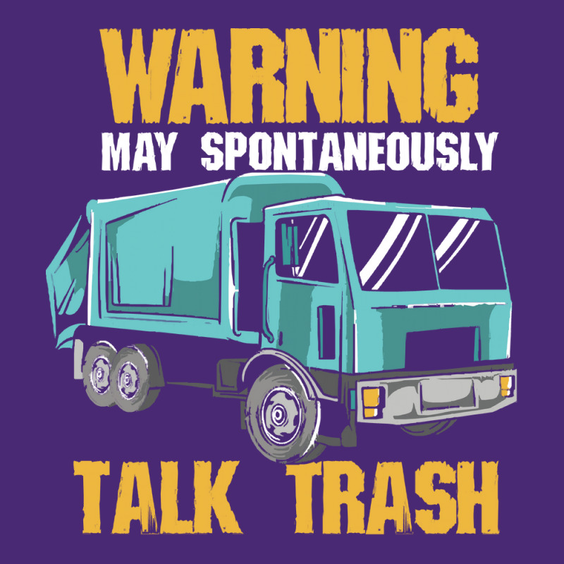 Recycling Worker T  Shirt Warning May Spontaneously Talk Trash T  Shir Beanie by occupypolish | Artistshot