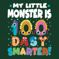 100th Day Of School Gift T  Shirt My Little Monster Is 100 Days Smarte Visor Hat | Artistshot