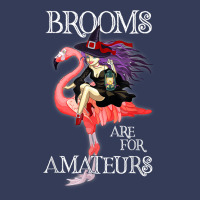 Brooms Are For Amateurs Funny Witch Riding Flamingo T Shirt Visor Hat | Artistshot