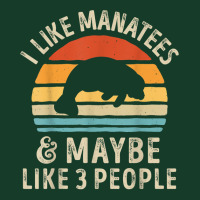 I Like Manatees And Maybe 3 People Sea Cow Lover Retro Men Visor Hat | Artistshot