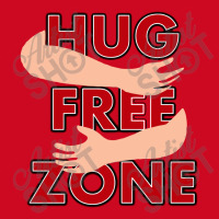 Hug Free Zone   Social Distancing Funny Pom Pom Beanie | Artistshot