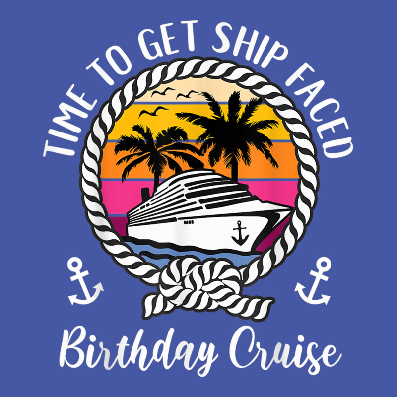 Funny Girls Cruise Time To Get Ship Faced Birthday Cruise T Shirt Pom Pom Beanie by BrandalynSaetern | Artistshot