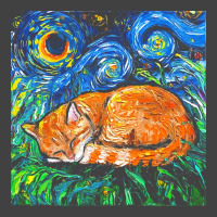 Tabby Cat T  Shirt Orange Tabby Night Full Image T  Shirt Vintage T-shirt | Artistshot