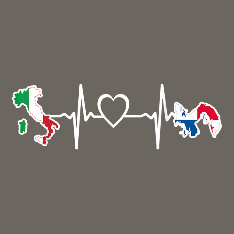 Italy Panama Flag Italian Panamanian Heartbeat T Shirt Sun Shade Cap by dubrayhecallezhd | Artistshot