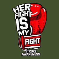 Her Fight Is My Fight Stroke Ischemic Paralysis Red Gloves T Shirt Sun Shade Cap | Artistshot