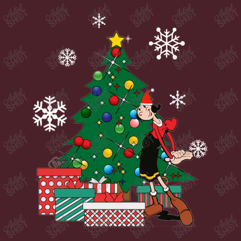 Olive Oyl Around The Christmas Tree Popeye Mesh Back Trucker Hat | Artistshot