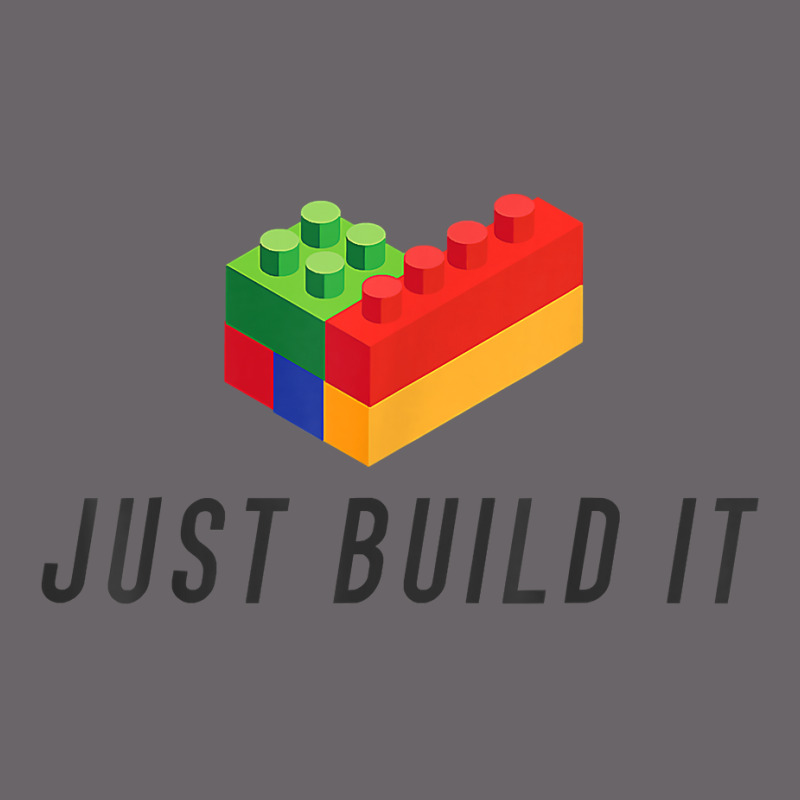 Just Build It Blocks Bricks Building Blocks Toy T Shirt Mesh Back Trucker Hat | Artistshot