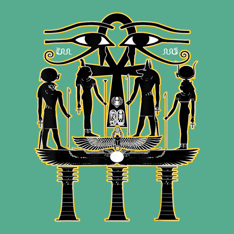 Egypt Egyptian God Kemetic Neter Ra Maat Anubis Hathor T Shirt Tie Dyed Bucket Hat by caulkyuladdenrxi | Artistshot