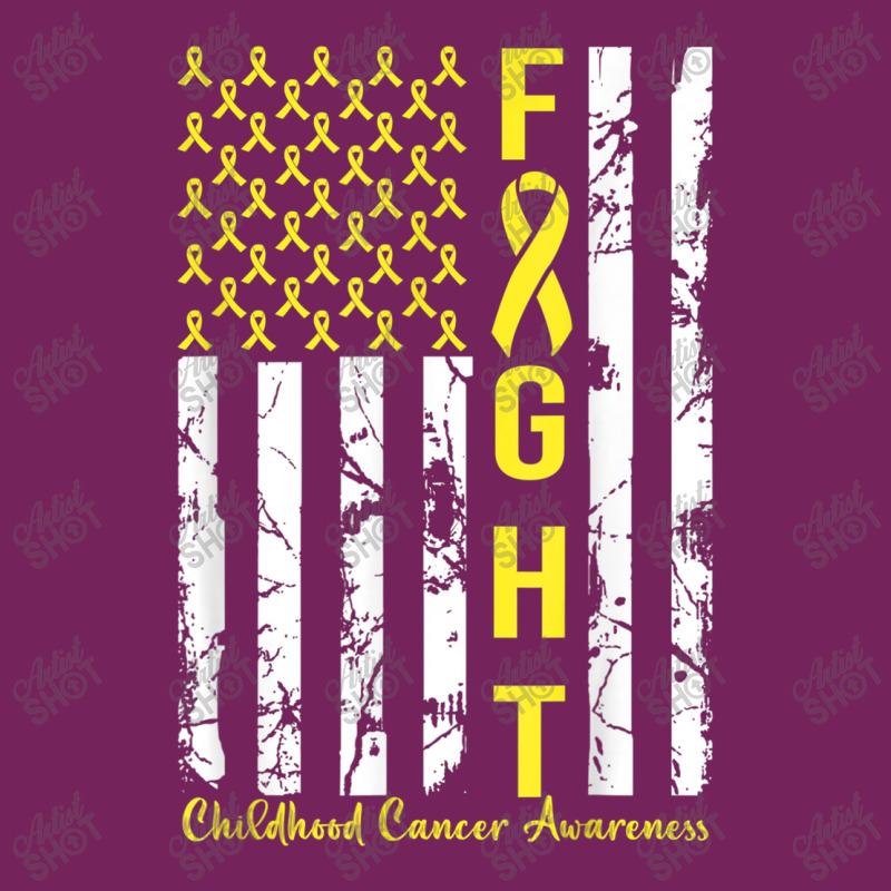 American Flag Gold Ribbon Fight Childhood Cancer Awareness Tie Dyed Bucket Hat by LaytonDesign | Artistshot